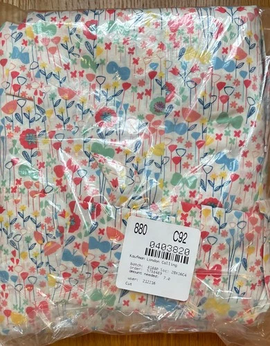 7 yards London Calling 5 Kaufman cotton lawn fabric soft floral - product listing photo