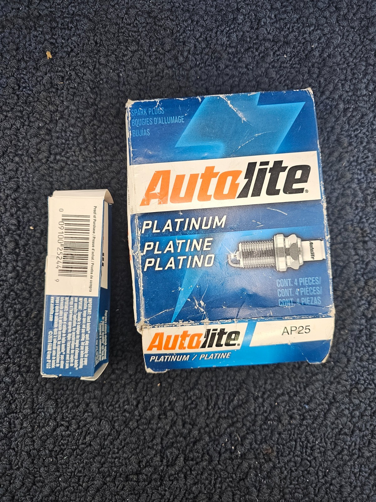 QTY 4 Autolite AP25 Platinum Spark Plug Fits 1997 Ford F-53 Motorhome Chassis