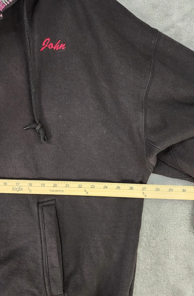 Sudadera con Capucha Tri-Mountain Para Hombre 3XL Negra 1/4 Cremallera Manga Larga Asero No Crybabies Work Foto 4 de 4