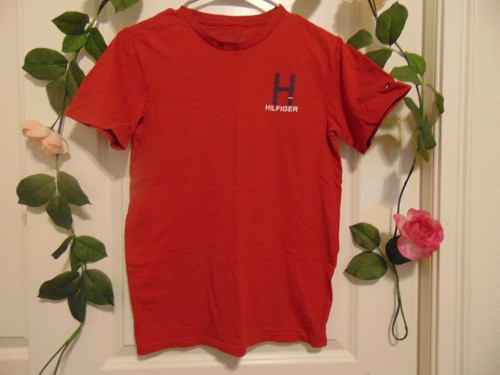 Camicia Tommy Hilfiger rossa ragazzo taglia grande 16/18 - Foto 1 di 2