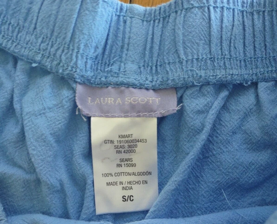 Laura Scott Size Small Women's Blue Shorts-Brand New-SHIPS N 24 HOURS - Image 4 of 4