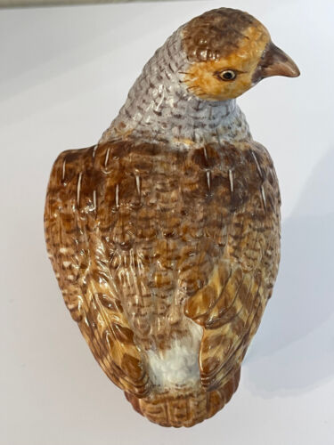 Estatuilla de porcelana Meissen de una perdiz orientada a la derecha 9,7 cm excelente estado - Imagen 8 de 10
