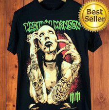 Marilyn Manson Tee, New Vintage Marilyn Manson T Shirt for fans