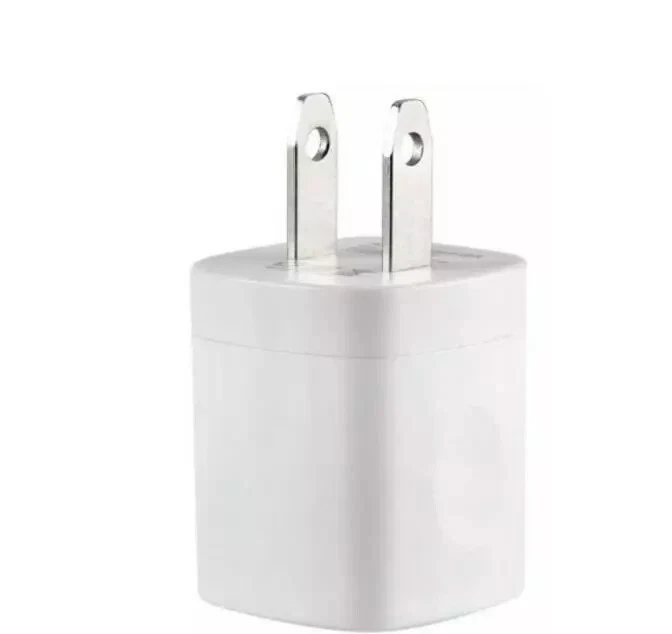 100x USB 1A Power Adapter AC Home Wall Charger US Plug FOR iPhone 6 7 8PLUS ipod - Image 2 of 2
