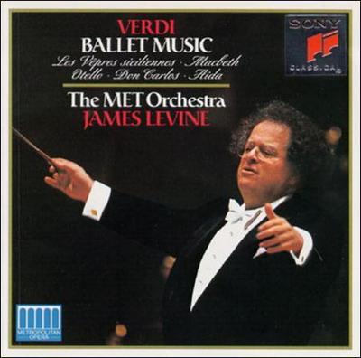 Giuseppe Verdi: Ballet Music Met Orchestra Levine (CD, Dec-1993, Sony) (box2)