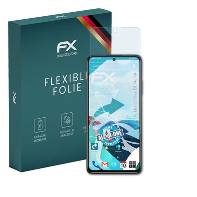 atFoliX 3x Folie für Xiaomi Poco X4 Pro 5G Schutzfolie klar&flexibel