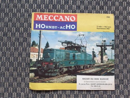 CATALOGUE JOUETS TRAINS MECCANO HORNBY  TRAINS WAGONS ANNEE 1963 - Afbeelding 1 van 5