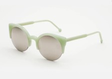 RetroSuperFuture Lucia Ciao Gloss Pale Green 51mm Sunglasses Cat-eye