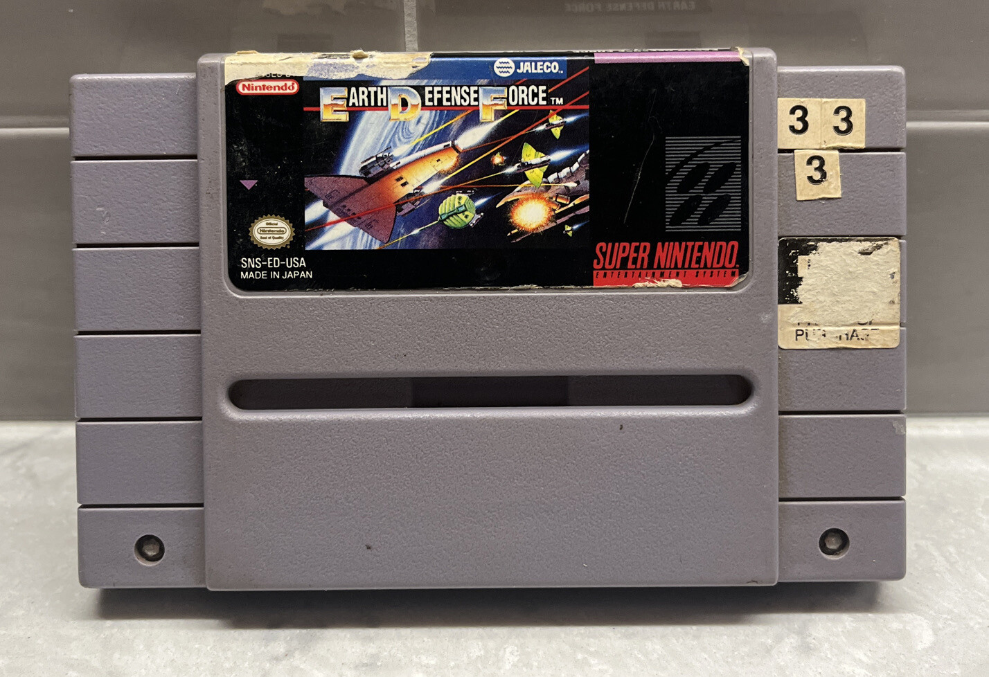 Super Earth Defense Force (Super Nintendo Entertainment System, 1992)TESTED