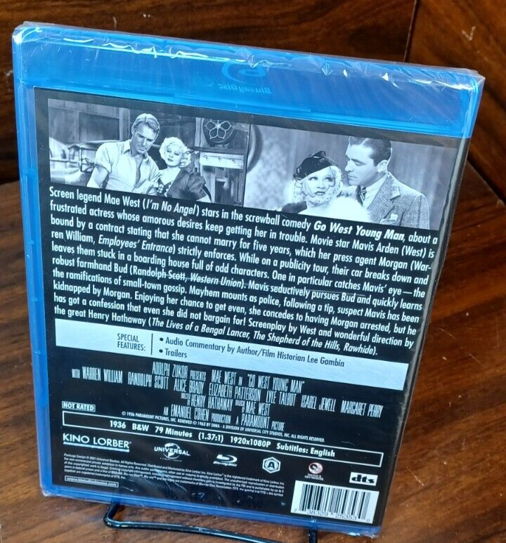 Go West Young Man (Blu-ray) Brand NEW (Sealed)-Free Shipping