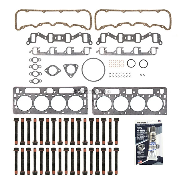 Head Gasket Bolts Set Fit 92-02 Chevrolet GMC 6.5L OHV DIESEL TURBO - Image 2 of 4