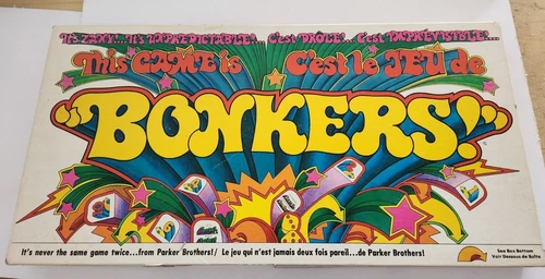 Vintage 1978 This Game Is Bonkers Board Game Parker Brothers No Instructions