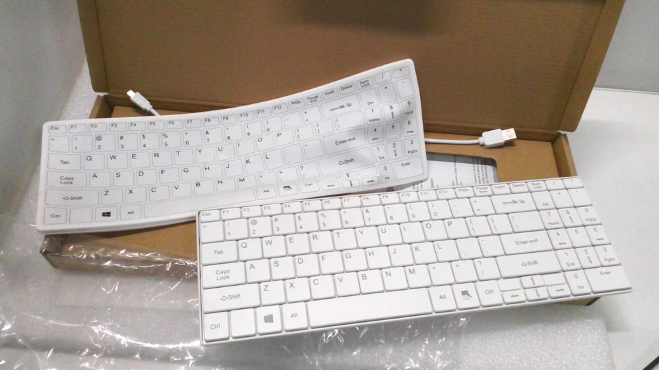 NEW HP 926941-001 WIRED USB KEYBOARD Healthcare Edition, White - Image 3 of 4