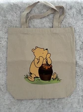 Classic Pooh 13x13  Beige Tote Bag