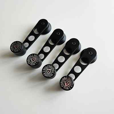   Black Wolfsburg Edition Window Winder Set VW Mk1/Mk2 FREE SHIPPING 