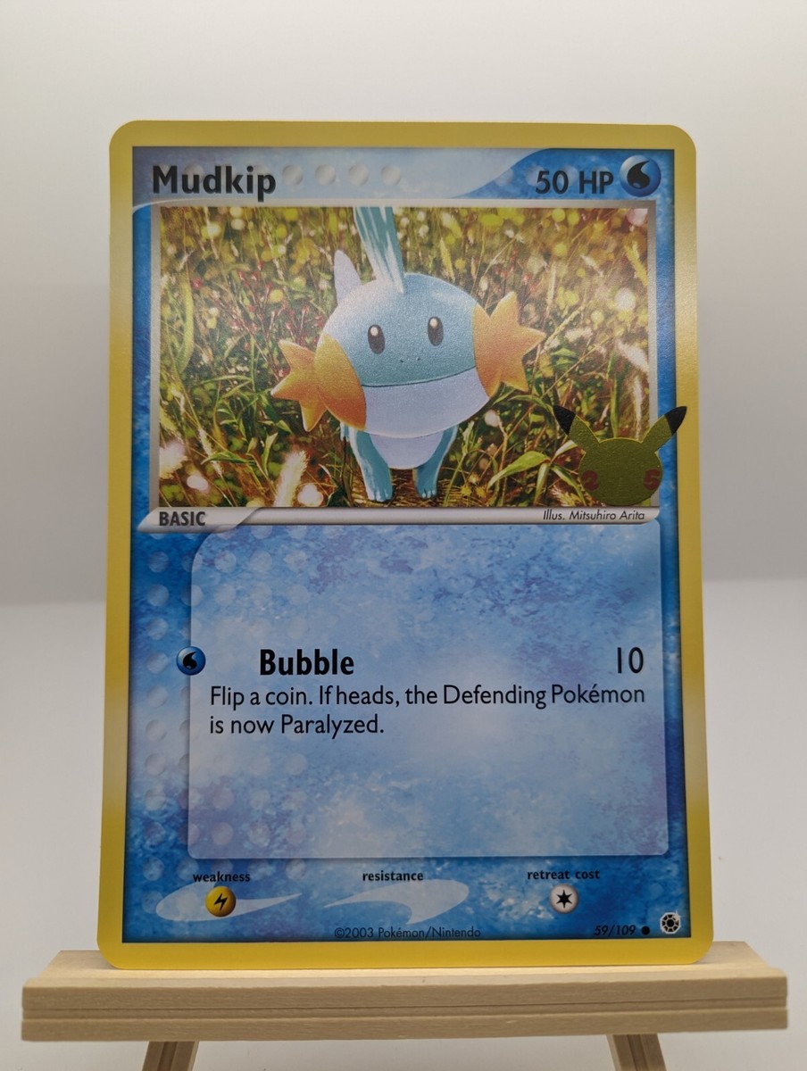 shiny mudkip pokemon card Credit Card Skin Colorless Mud Shiny Mudkip Pokemon Tr@de Go
