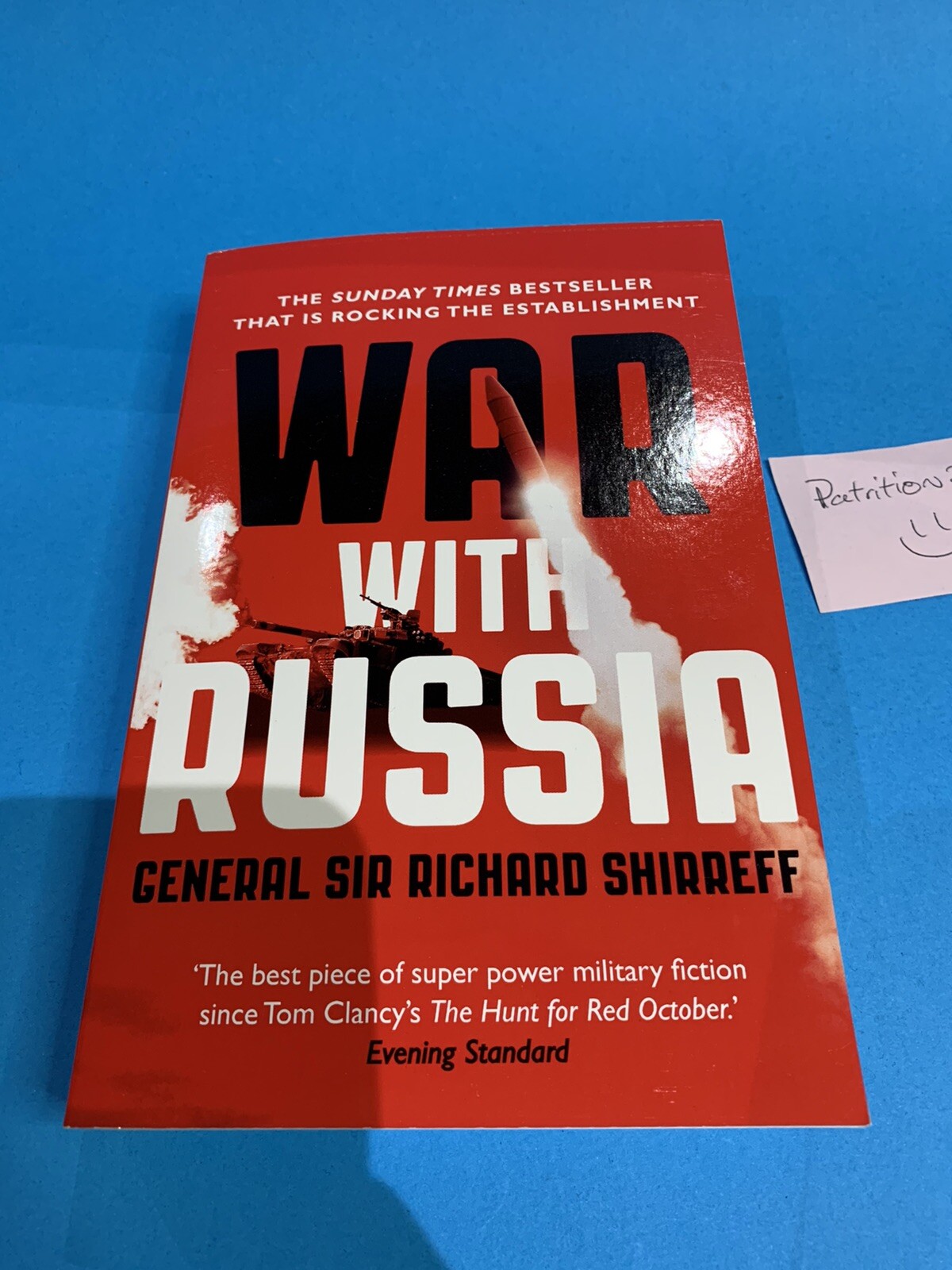 War With Russia General Sir Richard Shirreff  2016  Military PB Brand New Book