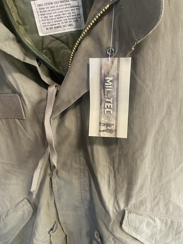 Mil-Tec Army Green Extreme Cold Weather Parka- NWT-Size L-Removable Liner-NWT - Picture 6 of 21
