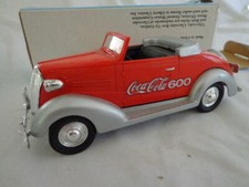 LIBERTY CLASSICS DIE-CAST 1/25 SCALE 1937 CHEVY CABRIOLET COCA-COLA CHARLOTTE600