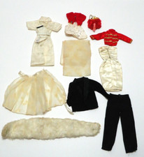 10pc LOT of VINTAGE DOLL CLOTHING SETS w/ NO LABELS 