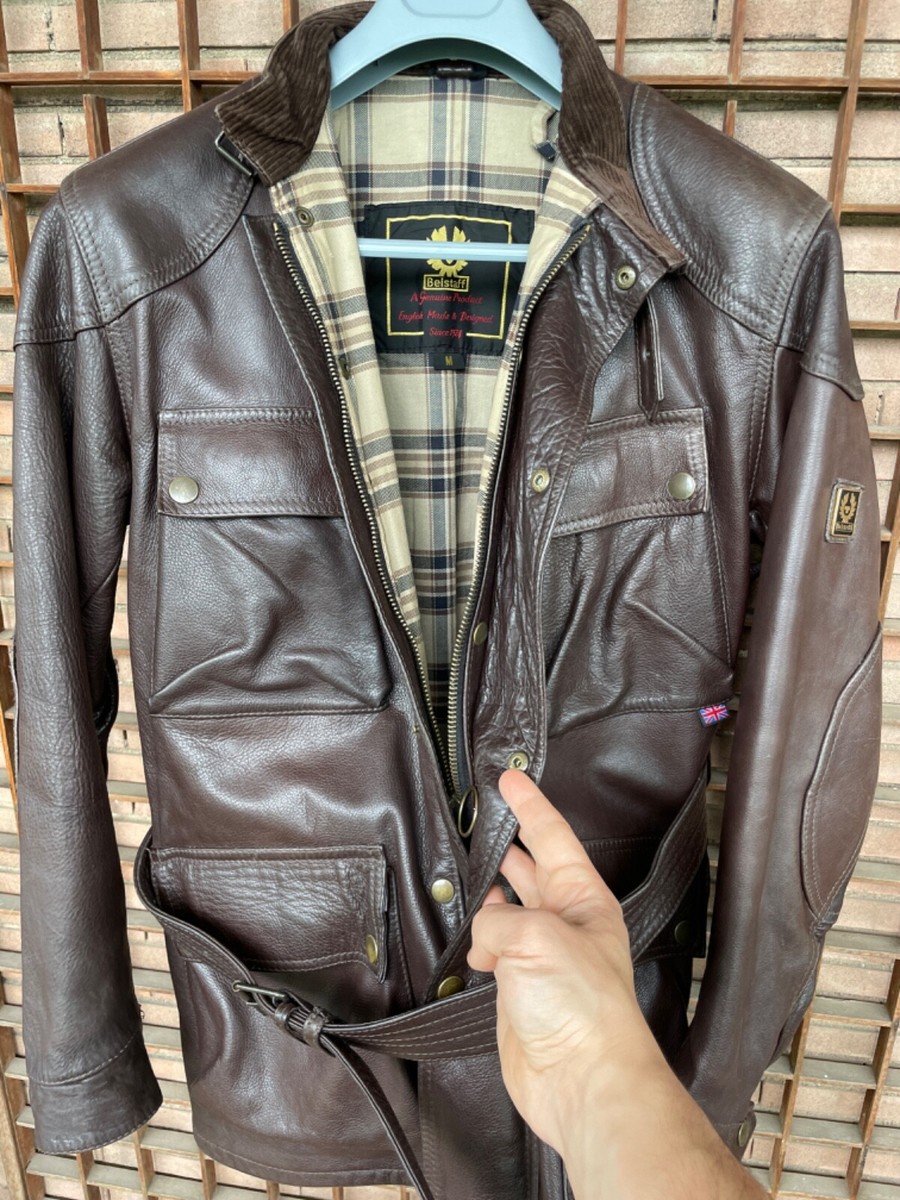 BELSTAFF TrialMaster PANTHER Heavy Leather Jacket Dark Brown BELSTAFF TrialMaster PANTHER Heavy Leather Jacket Dark Brown