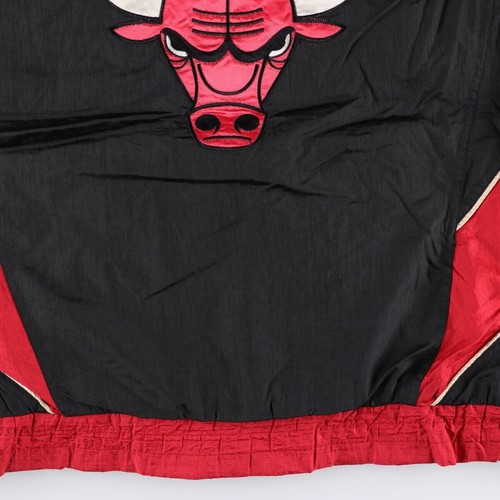 90'S PRO PLAYER NBA Chicago Bulls back logo padded hoodie puffer jacket men'... - Picture 16 of 19