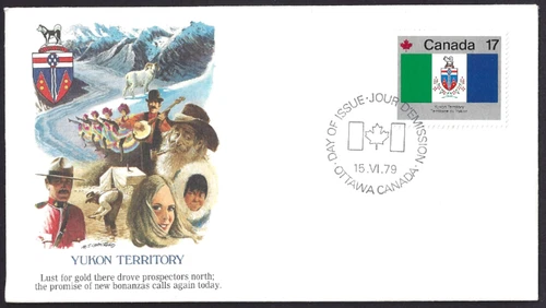 🍁Canada   #832    "Yukon Territory"   Brand New 1979 Fleetwood Cover