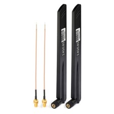 2pcs 2.4GHz 5.8GHz 8dbi SMA Male Antenna for WIFI IP Camera
