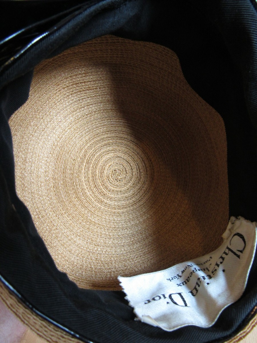 rare CHRISTIAN DIOR hat VINTAGE 1960's Designer CHAPEAUX