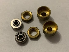   1/24 Aristocraft PR 15:20 BEARING BLOCK + 3/8" BALL BEARING SLOT CAR KIT NOS 