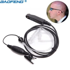 Covert Air Acoustic Tube Headset Earpiece For BaoFeng UV-9R Plus UV-9R PRO Radio