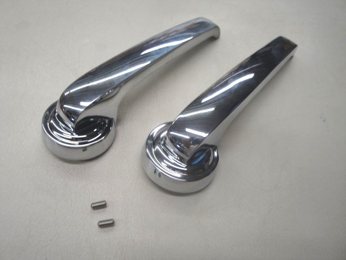 61 62 63 64 65 66 67 FORD ECONOLINE VAN INSIDE CHROME DOOR PULL