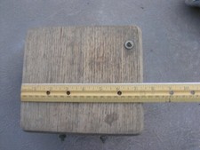 Old Hand Crank Oak Wood Wall Telephone Ringer Box Case Only Phone