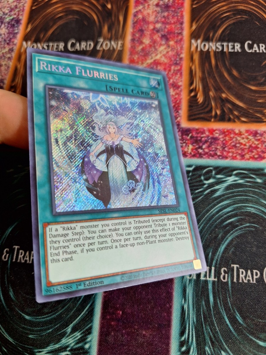 Yu-Gi-Oh! Rikka Flurries SESL-EN024 Secret Rare 1st Edition