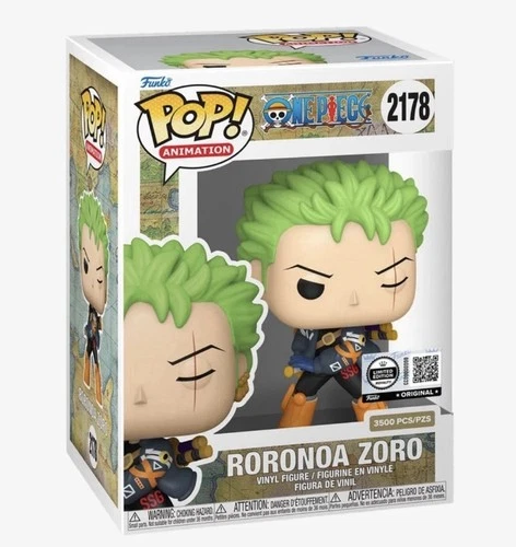 Funko Pop! Vinyl Limited Edition Roronoa Zoro One Piece #2178 3500 PCS Figure
