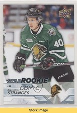 2018-19 Upper Deck CHL Star Rookies Antonio Stranges #343 READ a4p