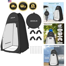 Portable Privacy Shower Tent Waterproof Pop Up Dressing Camping Tent Outdoor ...