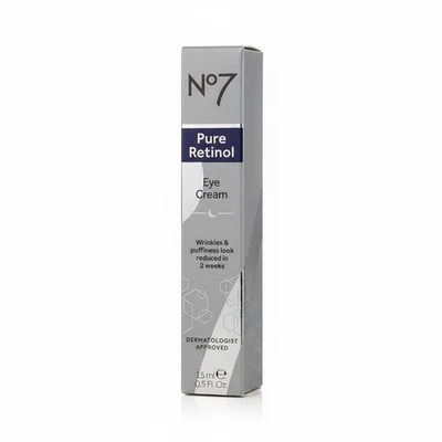 No7 Pure Retinol Eye Cream 15ml New