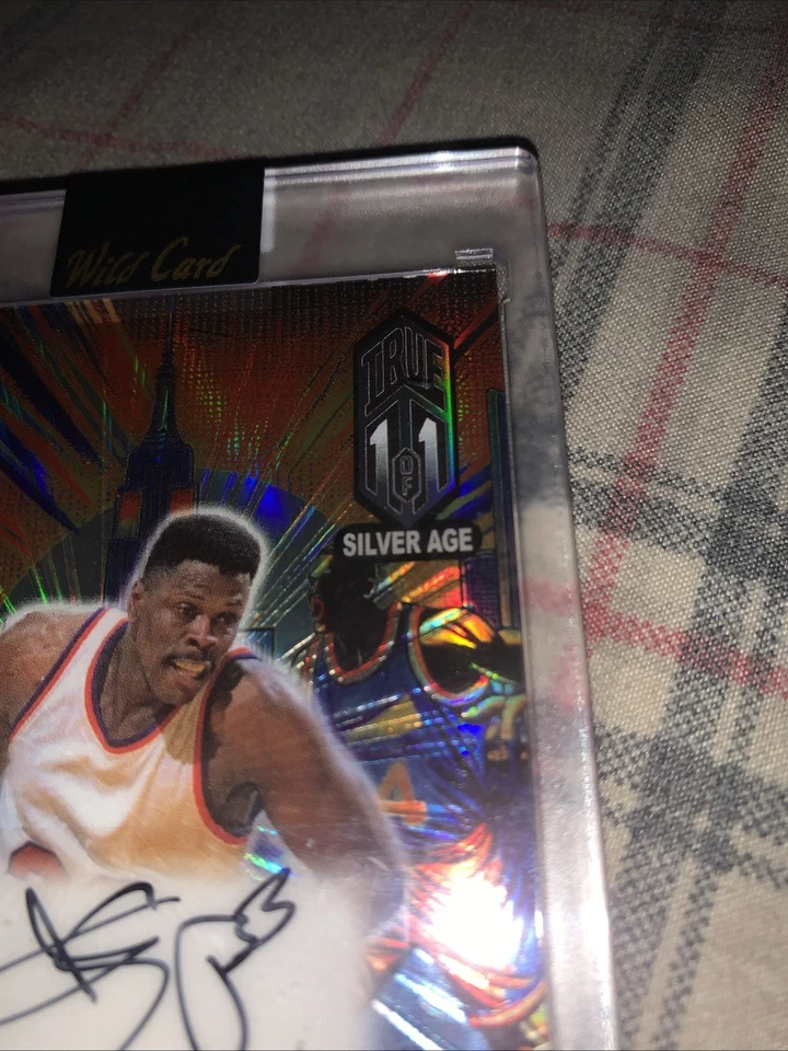 Comodín de aluminio 2024 Comix Patrick Ewing verdadero 1/1 automático Foto 4 de 4