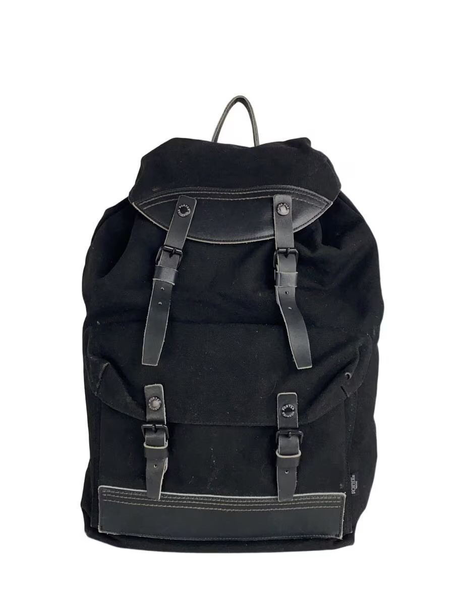PORTER Backpack Canvas Black Solid from Japan - image 2