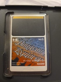 Dungeon Explorer PC Engine Hu Card Vol.15 w/ Manual Japanese Version U.S Seller