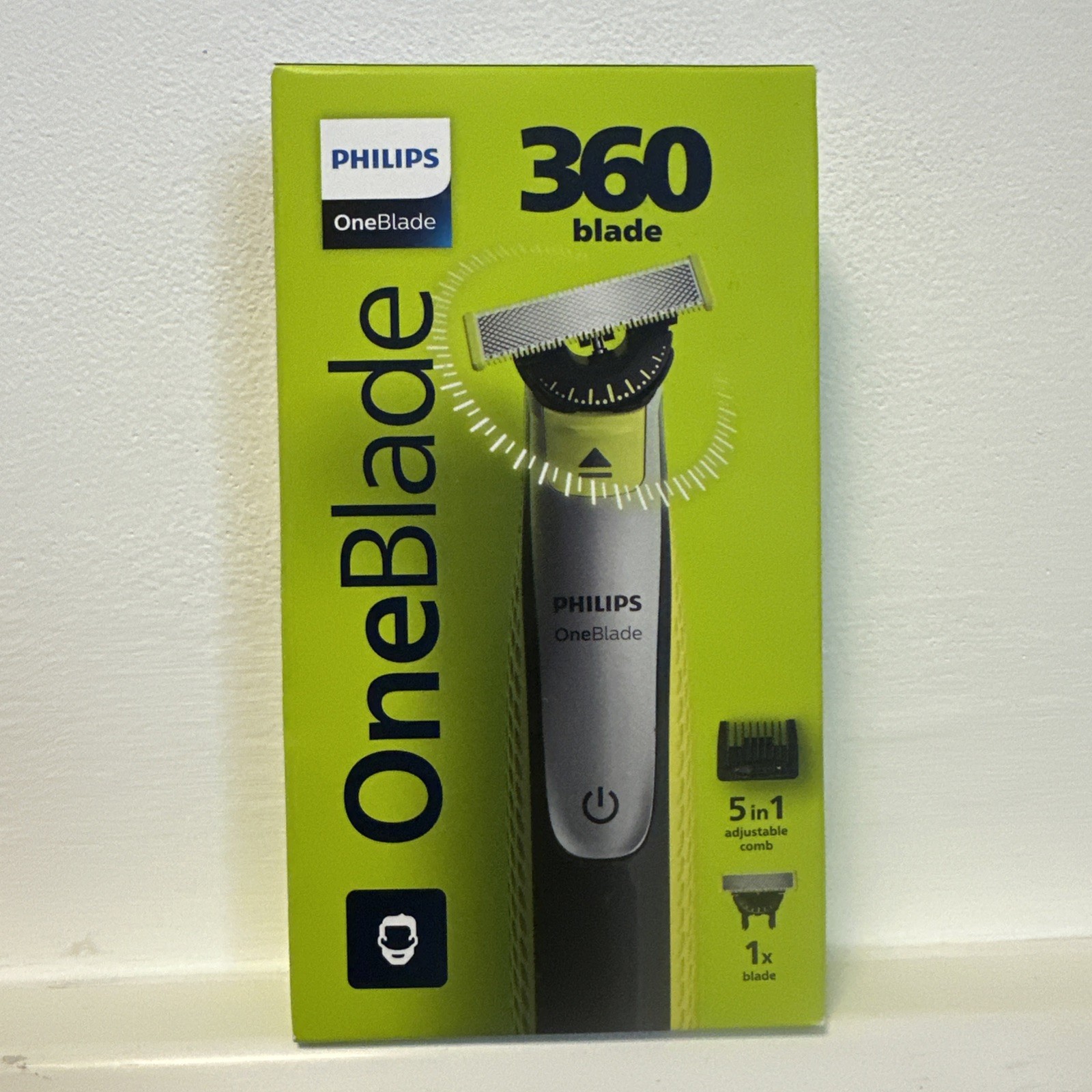 Philips OneBlade 360 blade Face Beard trimmer | 1x Blade Adjust Comb QP2734/23