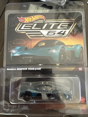 Hot Wheels Elite 64   HWR91 Aston Martin Valkyrie-in a Plastic Protector
