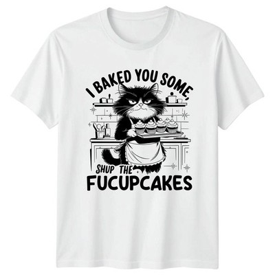 I Baked You Some Shup The T-Shirt Grumpy Cat Humor Geburtstag Geschenk für Sie und Ihn