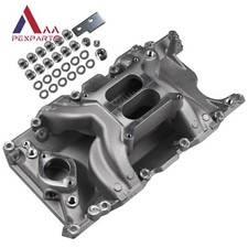 La Intake Manifold Dual Plane For Mopar Sb 318 340 360 Non-magnum 1967-1991
