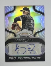 2019 Panini Prizm #PP-CF Carson Fulmer Pro Penmanship Auto AR99