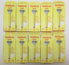 Skintimate Spark Women's 4 Blade Razor, 10 Razors & 20 Refill Cartridges