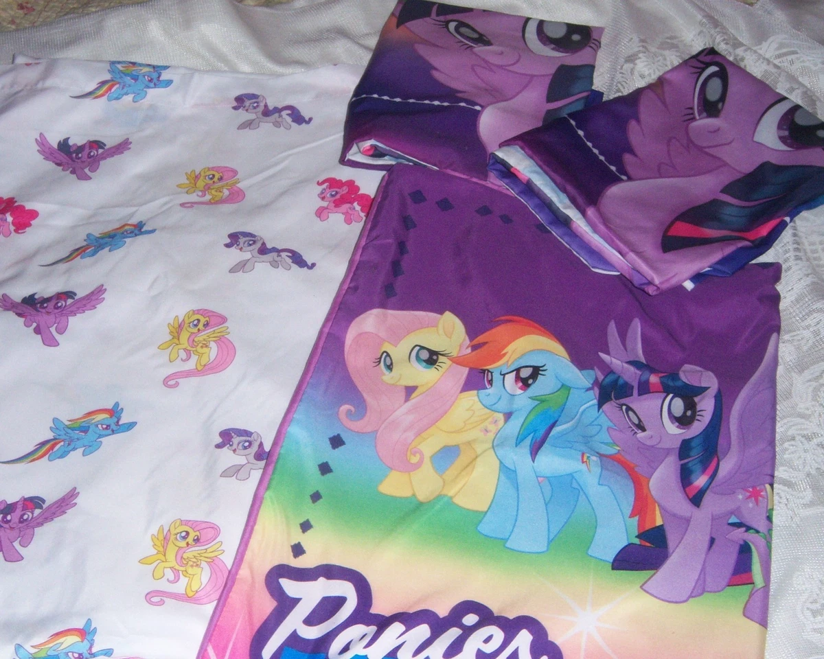 Sac De Couchage Enfant My Little Pony - Violet 28x56 Pouces - Hasbro 2017
