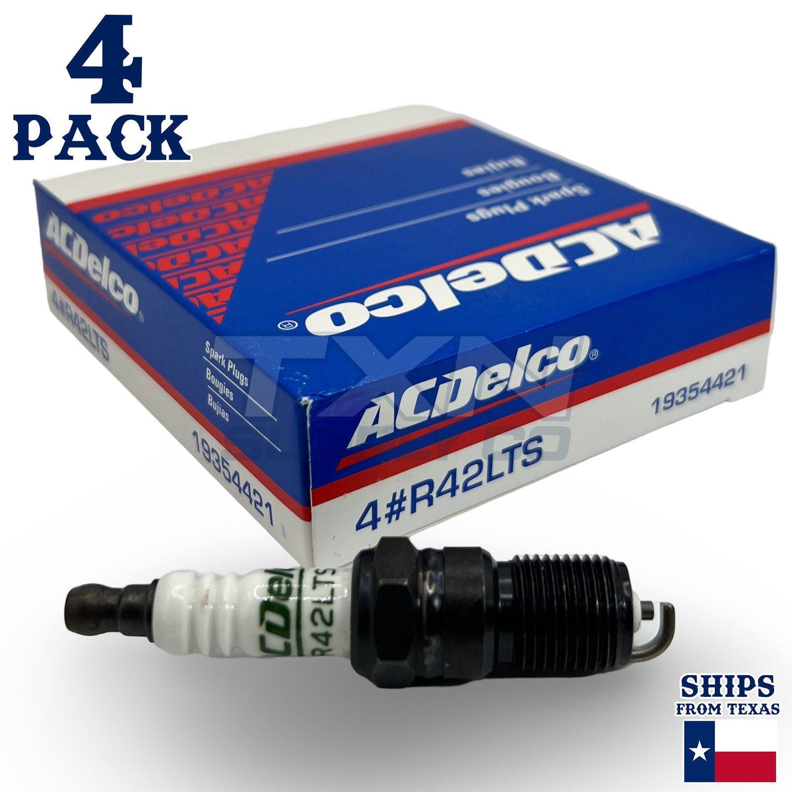 4 Pack Genuine GM ACDelco Spark Plugs R42LTS