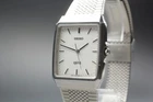 Vintage 1994 [Near Mint] SEIKO Spirit 5E31-5A60 Silver Tank 29mm Men's QZ Watch
